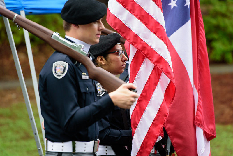 Memorial Day color guard